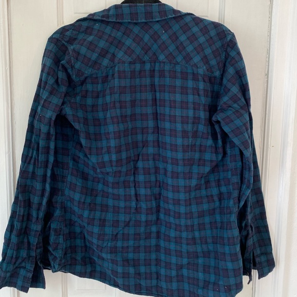 Eddie Bauer Plaid Button Up - Picture 3 of 3